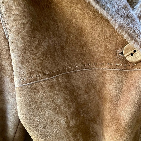 Gorgeous tan shearling coat - size M - Picture 7 of 10